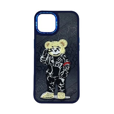 Bear iPhone 12 case black