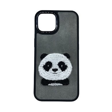 Panda iPhone 12 Case gray