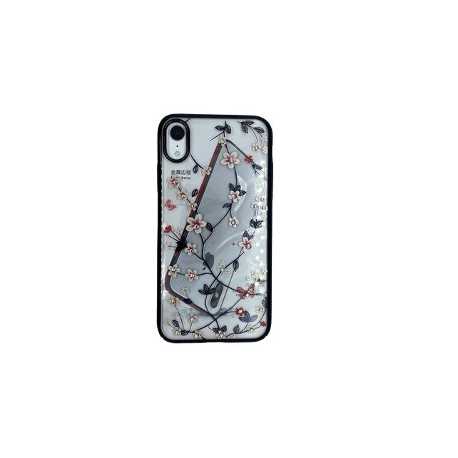 Sulada Crystal Series Case Black iPhone XR