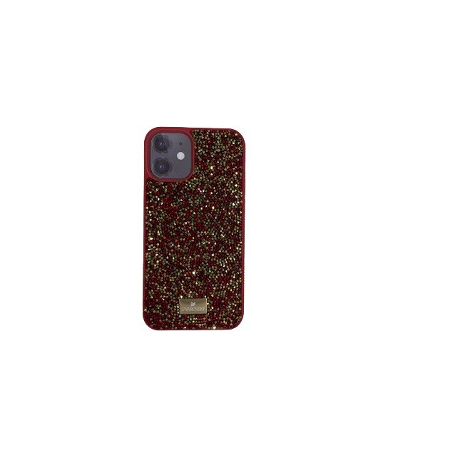 Red Case for iPhone 12 mini with Swarovski Crystals