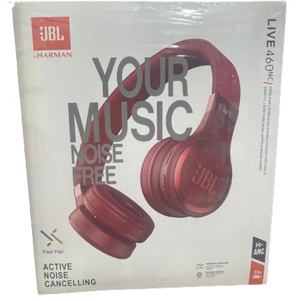 JBL By Harman Live 460NC - red active noise cancelling