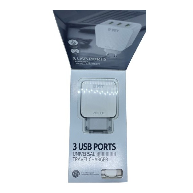 EMY 3 USB Port MY-A313 Charger