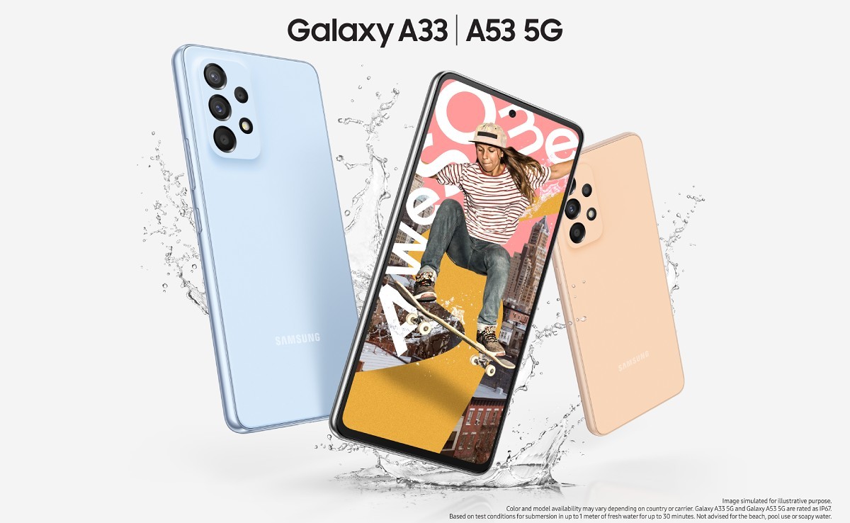 Samsung представила новые Galaxy A53 5G и Galaxy A33 5G