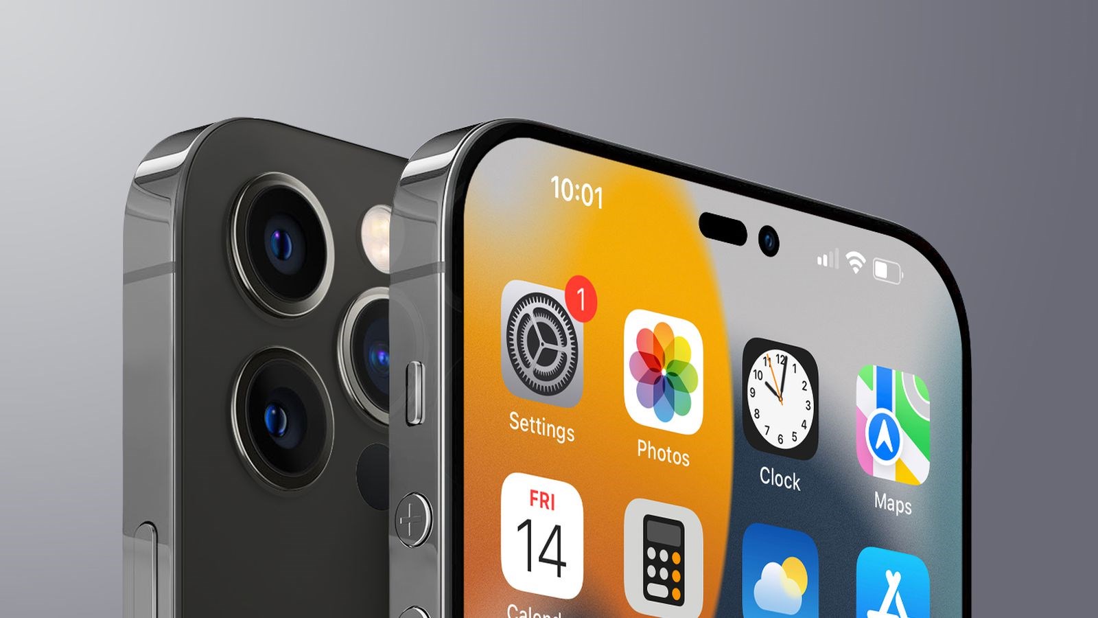 iPhone 14 avtofokuslu ön kamera ilə gələcək